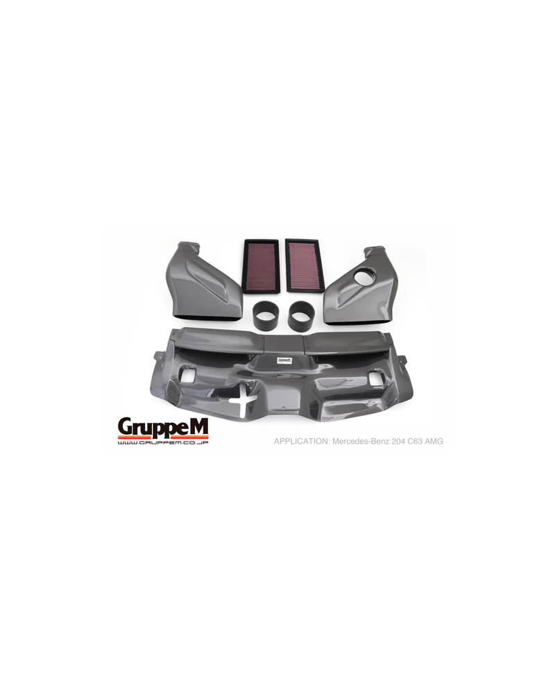 KIT ADMISSION RAM AIR SYSTEM MERCEDES-BENZ C63 AMG W204 (07-15) GRUPPEM