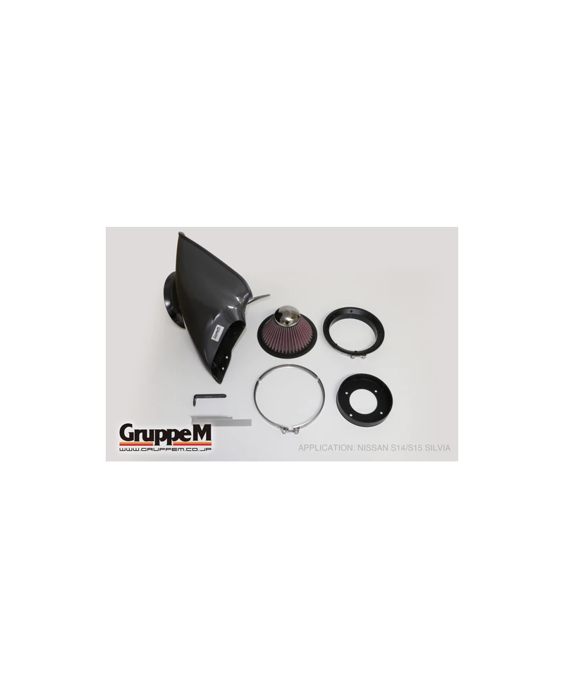 KIT ADMISSION RAM AIR SYSTEM NISSAN SILVIA S14 200SX 2.0L (93-99) GRUPPEM