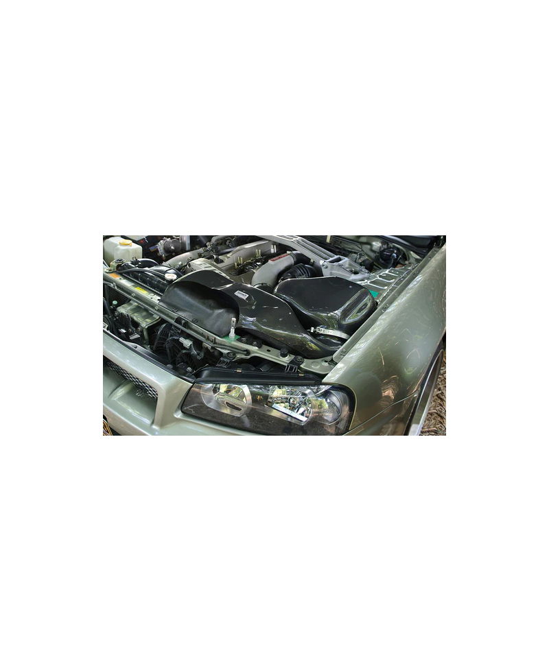 KIT ADMISSION RAM AIR SYSTEM NISSAN SKYLINE GTR R34 BNR34 2.6L (99-01) GRUPPEM