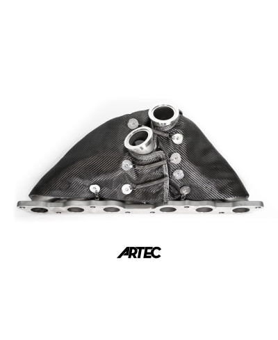 PROTECTION THERMIQUE COLLECTEUR D'ECHAPPEMENT T4 TOYOTA 2JZ-GTE /GE ARTEC