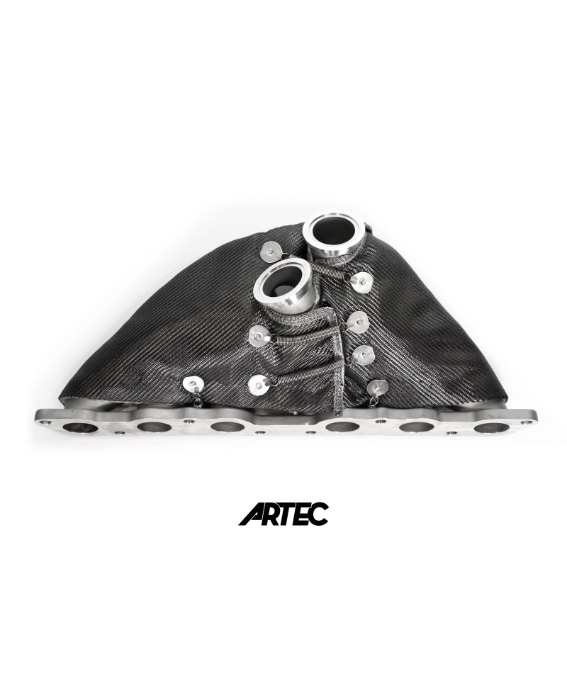 PROTECTION THERMIQUE COLLECTEUR D'ECHAPPEMENT T4 TOYOTA 2JZ-GTE /GE ARTEC