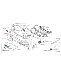 ENJOLIVEUR DROIT DE PARE CHOC AVANT 370Z NISMO