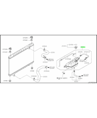 RESERVOIR DE LIQUIDE REFROIDISSEMENT NISSAN GTR