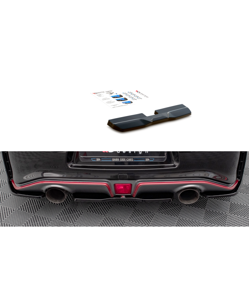 SPLITTER ARRIERE CENTRAL NISSAN 370Z NISMO - MAXTON DESIGN
