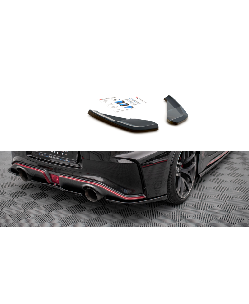 LAMES DE PARE-CHOCS ARRIERE LATERALES NISSAN 370Z NISMO - MAXTON DESIGN