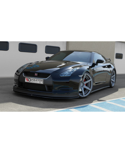 LAME DE PARE-CHOCS AVANT/SPLITTER V.2 NISSAN GT-R R35 - MAXTON DESIGN 