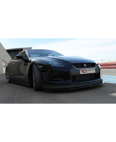 LAME DE PARE-CHOCS AVANT/SPLITTER V.2 NISSAN GT-R R35 - MAXTON DESIGN 