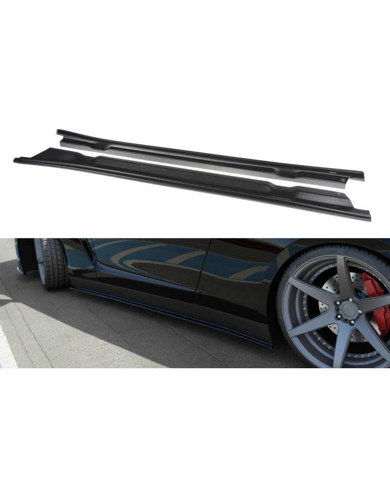 SET DE DIFFUSEURS DES BAS DE CAISSE NISSAN GT-R R35- MAXTON DESIGN 