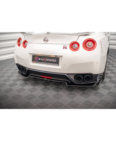 SPLITTER CENTRAL ARRIERE NISSAN GT-R R35 - MAXTON DESIGN 