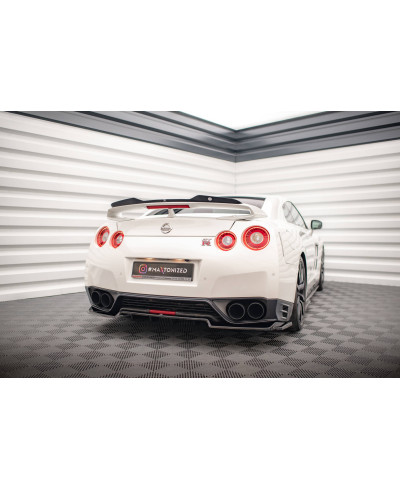 SPLITTER CENTRAL ARRIERE NISSAN GT-R R35 - MAXTON DESIGN 