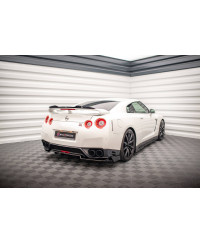 SPLITTER CENTRAL ARRIERE + AILERONS NISSAN GT-R R35 - MAXTON DESIGN