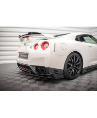 SPLITTER CENTRAL ARRIERE + AILERONS NISSAN GT-R R35 - MAXTON DESIGN