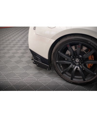 SPLITTER CENTRAL ARRIERE + AILERONS NISSAN GT-R R35 - MAXTON DESIGN