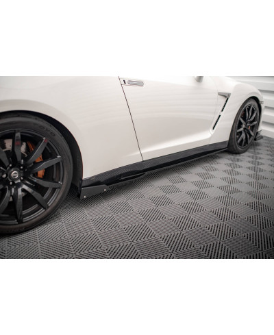 RAJOUTS DE BAS DE CAISSE + AILERONS NISSAN GT-R R35 - MAXTON DESIGN 
