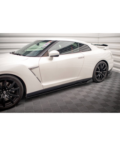 RAJOUTS DE BAS DE CAISSE + AILERONS NISSAN GT-R R35 - MAXTON DESIGN 