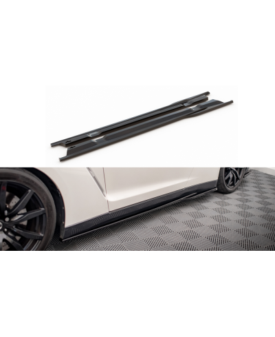 RAJOUTS BAS DE CAISSE NISSAN GT-R R35 - MAXTON DESIGN 