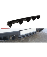 DIFFUSEUR CENTRAL ARRIERE MITSUBISHI LANCER EVO X (AVEC BARRES VERTICALES) - MAXTON DESIGN