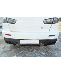 DIFFUSEUR CENTRAL ARRIERE MITSUBISHI LANCER EVO X (AVEC BARRES VERTICALES) - MAXTON DESIGN