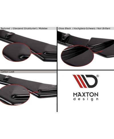 LAMES DE PARE CHOCS ARRIERE MITSUBISHI LANCER EVO X - MAXTON DESIGN