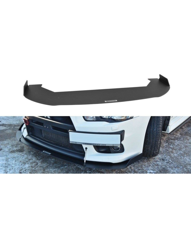  SPORT LAME PARE-CHOCS AVANT V.1 MITSUBISHI LANCER EVO X - MAXTON DESIGN