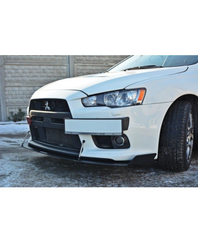  SPORT LAME PARE-CHOCS AVANT V.1 MITSUBISHI LANCER EVO X - MAXTON DESIGN
