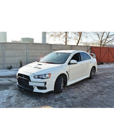  SPORT LAME PARE-CHOCS AVANT V.1 MITSUBISHI LANCER EVO X - MAXTON DESIGN