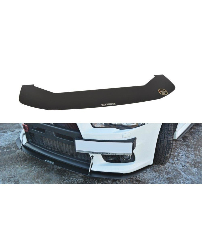 SPORT LAME PARE-CHOCS AVANT V.2 MITSUBISHI LANCER EVO X - MAXTON DESIGN