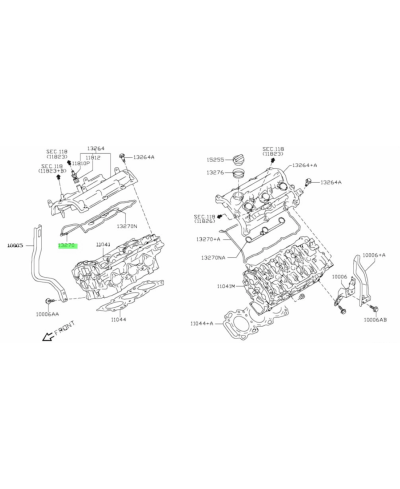 JOINT COUVRE CULASSE Z34 370Z NISSAN