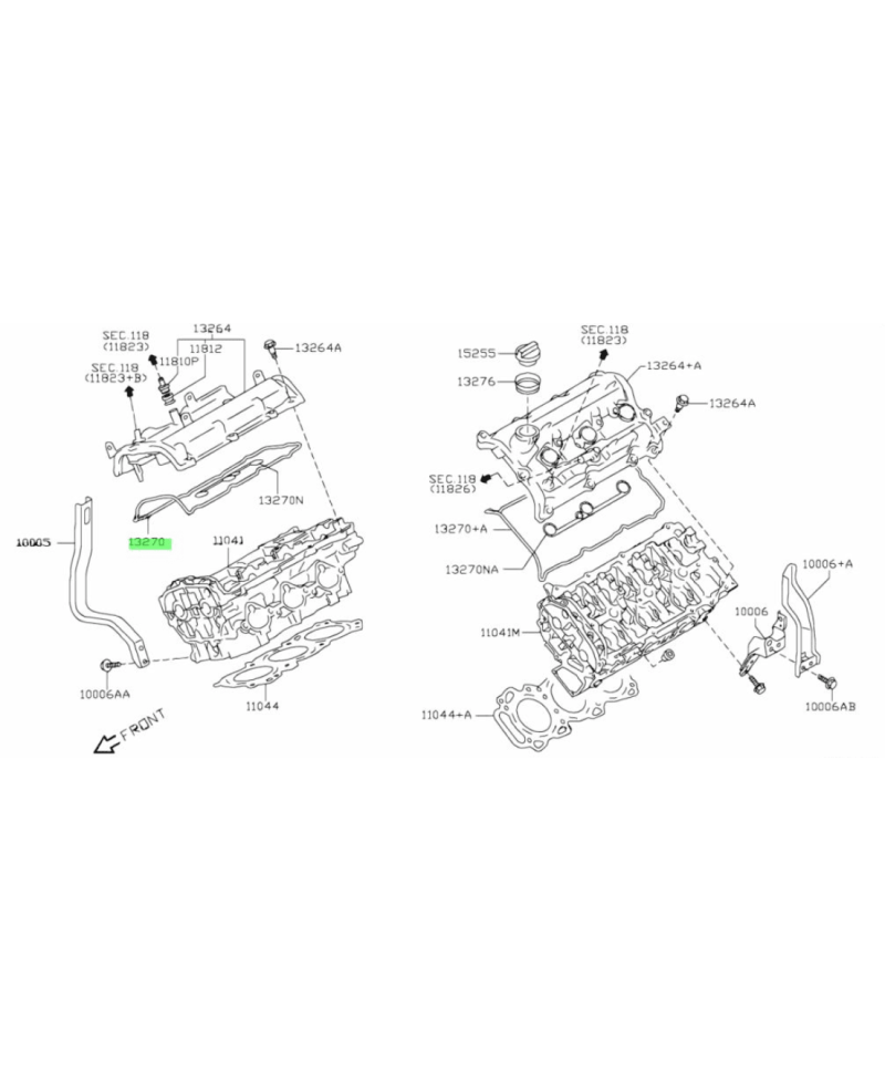 JOINT COUVRE CULASSE Z34 370Z NISSAN