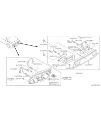 BANDEAU ARRIERE CENTRAL KOUKI 180SX S13 NISSAN 