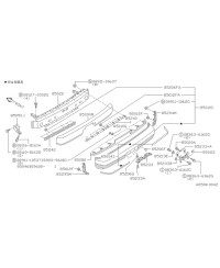 TRAVERSE ARRIERE  KOUKI 180SX S13 NISSAN 