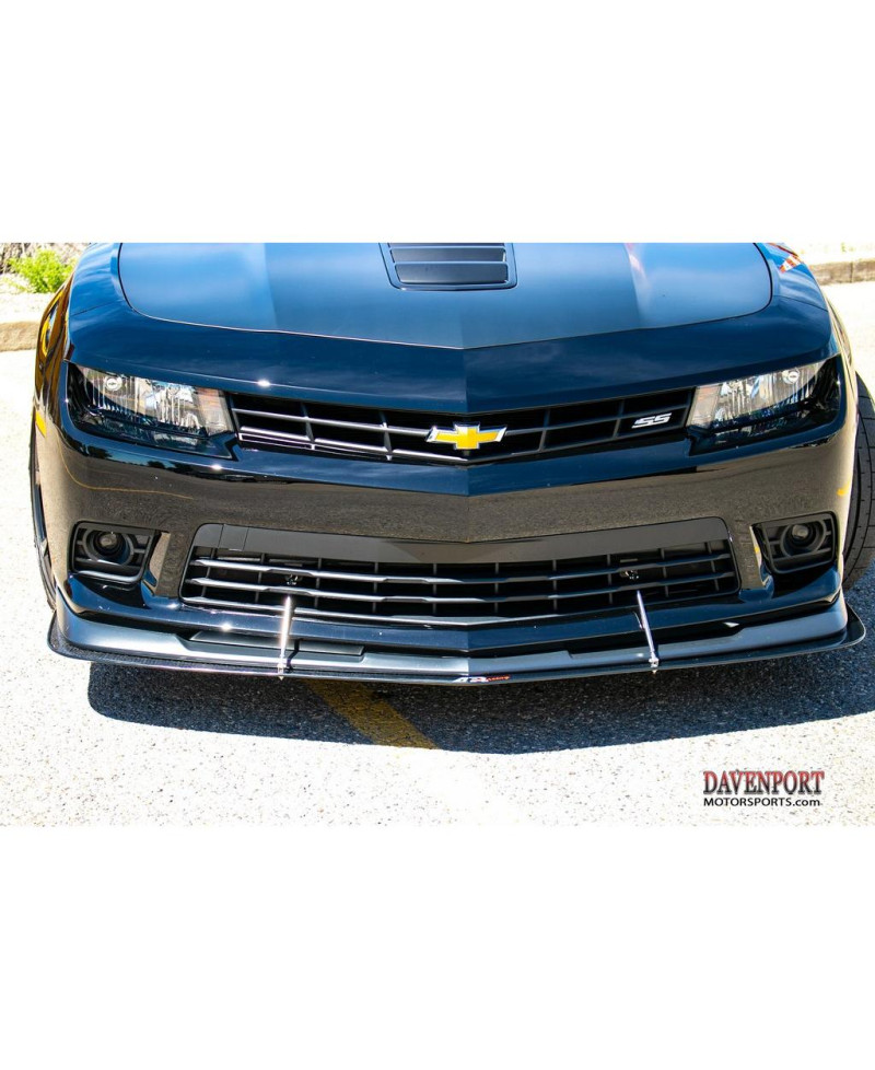 Becquet Pare-chocs Avant Chevrolet Camaro SS 2010-2013 - En PU Noir Non Peint - Améliore L'aérodynamisme