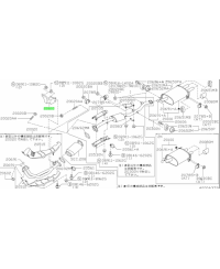 SILENTBLOC D'ÉCHAPPEMENT - BOITE R34GTT NISSAN