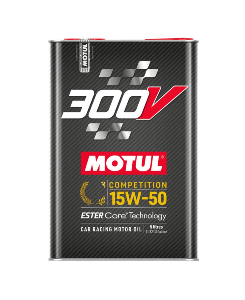 Motul 300V Competition 15W-50 Synthetic Engine Oil – 5 Liters (MOT103920-1) – High Performance