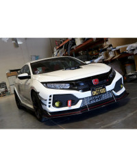 SET 4 CANARDS PARE-CHOCS AVANT HONDA CIVIC TYPE R FK8 - APR PERFORMANCE 