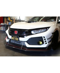 SET 4 CANARDS PARE-CHOCS AVANT HONDA CIVIC TYPE R FK8 - APR PERFORMANCE 