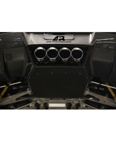DIFFUSEUR ARRIERE (AVEC PLAQUE DE SOUBASSEMENT) CHEVOLET CORVETTE C7 Z06 - APR PERFORMANCE 