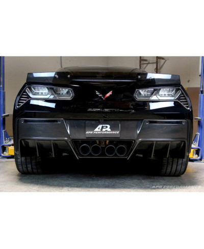 DIFFUSEUR ARRIERE (SANS PLAQUE DE SOUBASSEMENT) CHEVOLET CORVETTE C7 VERSION 2- APR PERFORMANCE 