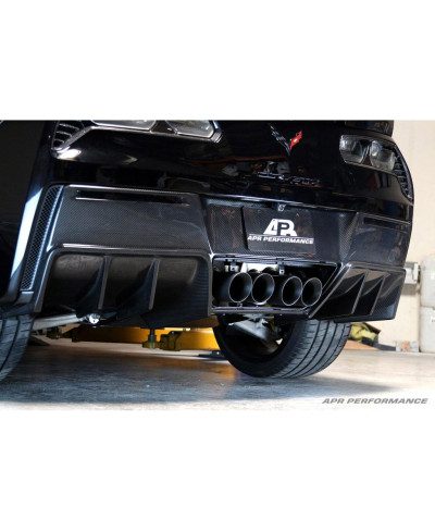 DIFFUSEUR ARRIERE (SANS PLAQUE DE SOUBASSEMENT) CHEVOLET CORVETTE C7 VERSION 2- APR PERFORMANCE 