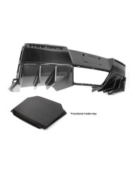 DIFFUSEUR ARRIERE (AVEC PLAQUE DE SOUBASSEMENT) CHEVROLET CORVETTE C7 Z06 VERSION 2 - APR PERFORMANCE 