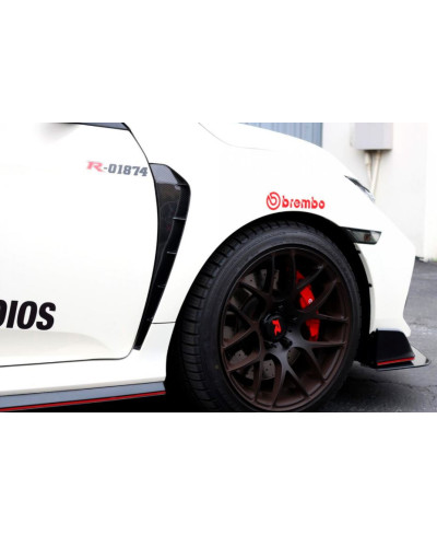 SET GRILLES D'EXTRACTION D'AIR D'AILES AVANT HONDA CIVIC TYPE R FK8 - APR PERFORMANCE 