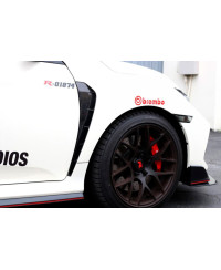 SET GRILLES D'EXTRACTION D'AIR D'AILES AVANT HONDA CIVIC TYPE R FK8 - APR PERFORMANCE 