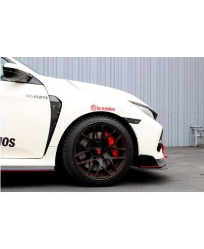 SET GRILLES D'EXTRACTION D'AIR D'AILES AVANT HONDA CIVIC TYPE R FK8 - APR PERFORMANCE 