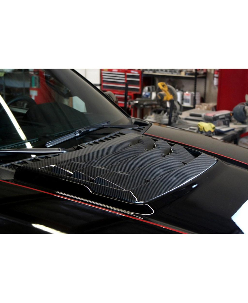 Kit 3 Pièces En Fibre De Carbone Véritable Pour Ouïes De Capot Ford F-150 Raptor R 2023-2025
