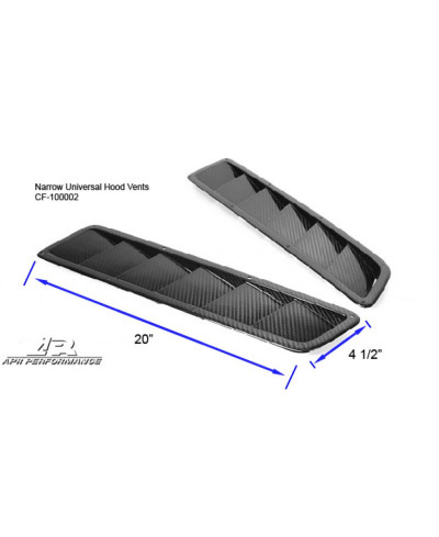 SET PRISES D'AIR DE CAPOT UNIVERSELS - APR PERFORMANCE 
