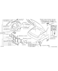 SUPPORT PHARE PS13 NISSAN 