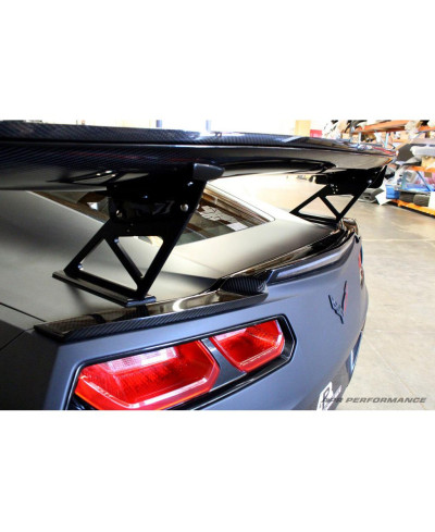AILERON FIBRES DE CARBONE GTC-500 74" CHEVROLET CORVETTE C7 (AVEC SPOILER ARRIERE AMOVIBLE) - APR PERFORMANCE 