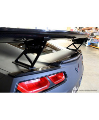 AILERON FIBRES DE CARBONE GTC-500 74" CHEVROLET CORVETTE C7 (AVEC SPOILER ARRIERE AMOVIBLE) - APR PERFORMANCE 