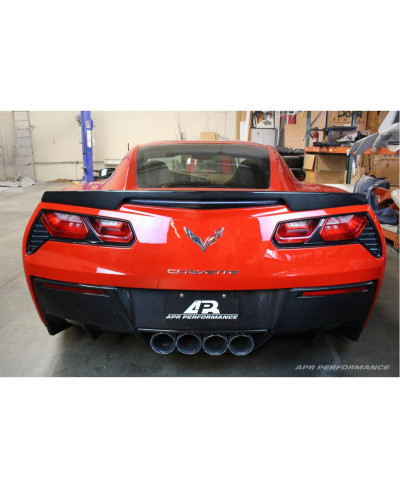 SPOILER DE COFFRE CARBONE CHEVROLET CORVETTE C7 (VERSION 1) - APR PERFORMANCE 