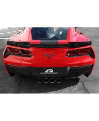 SPOILER DE COFFRE CARBONE CHEVROLET CORVETTE C7 (VERSION 2) TRACK PACK STYLE AVEC BORDURE - APR PERFORMANCE 